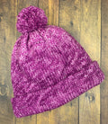 Purple Ombre Knit Hat