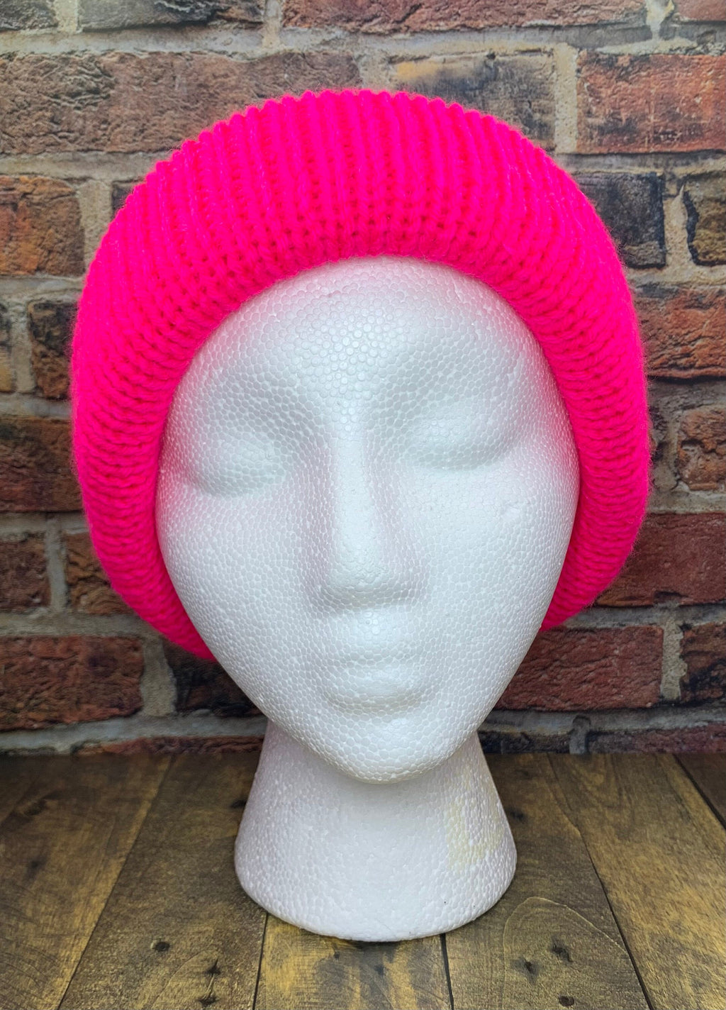 Hot Pink Knit Hat