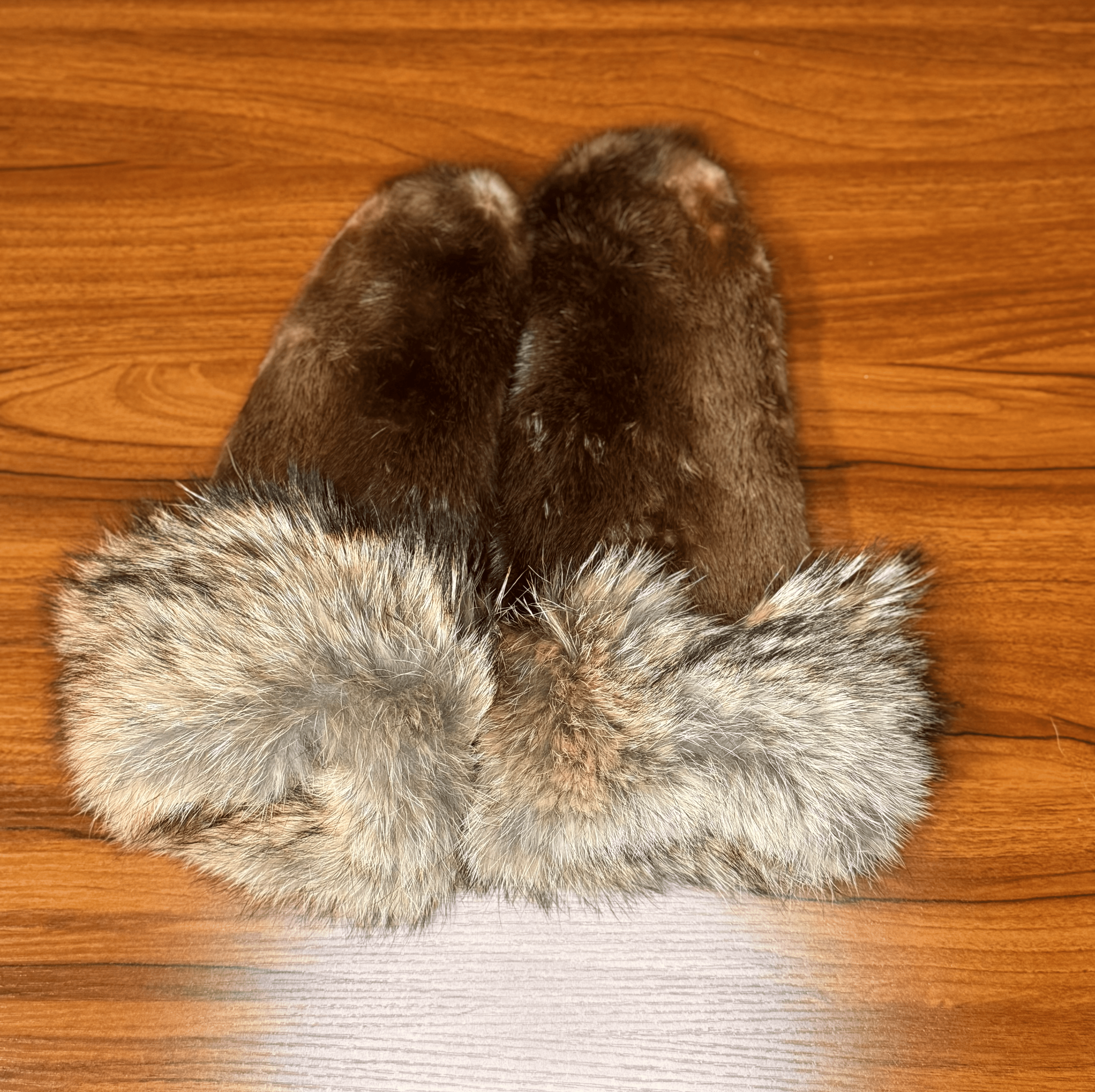Otter and Coyote Mittens - L