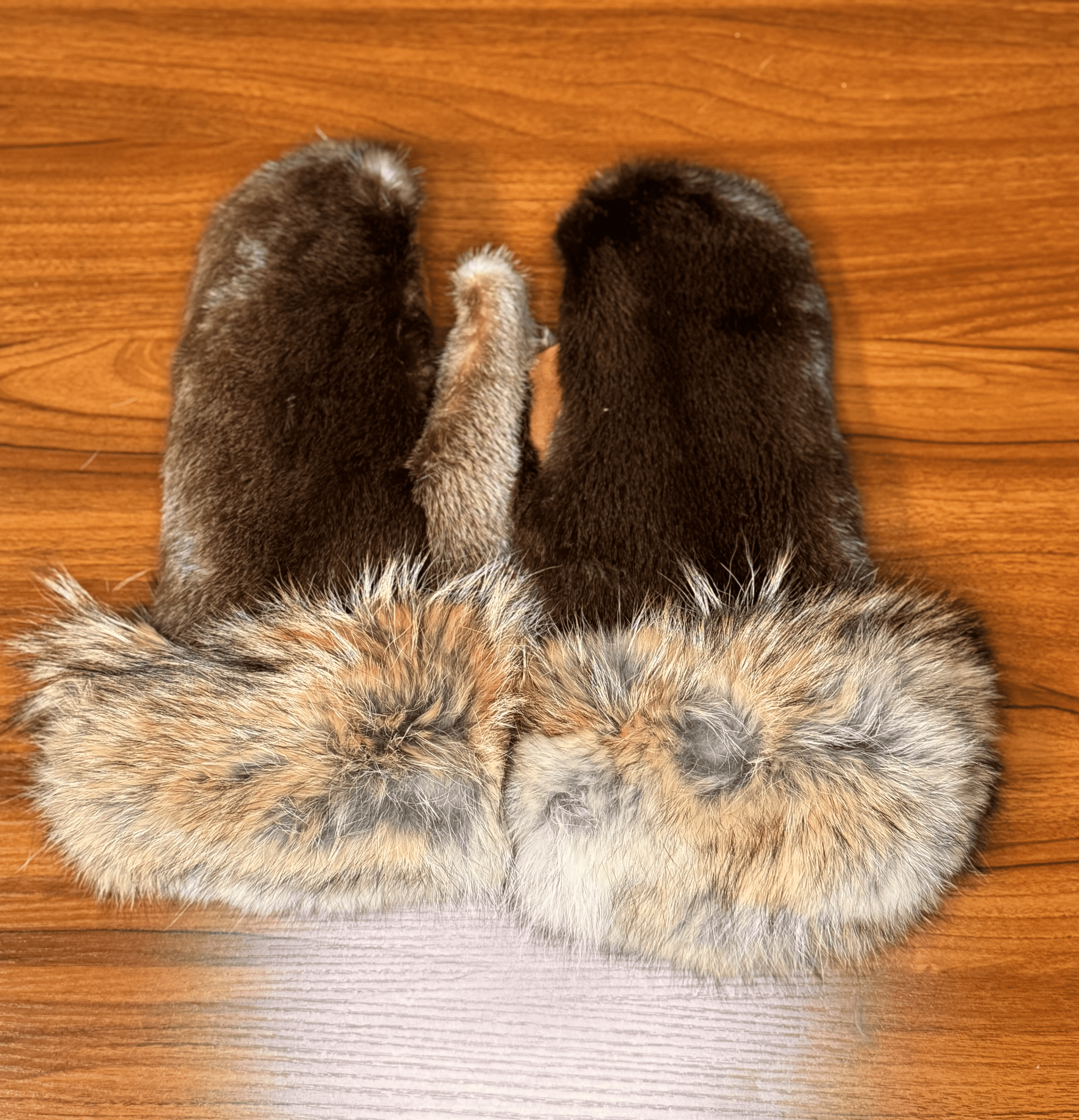 Otter and Coyote Mittens - M