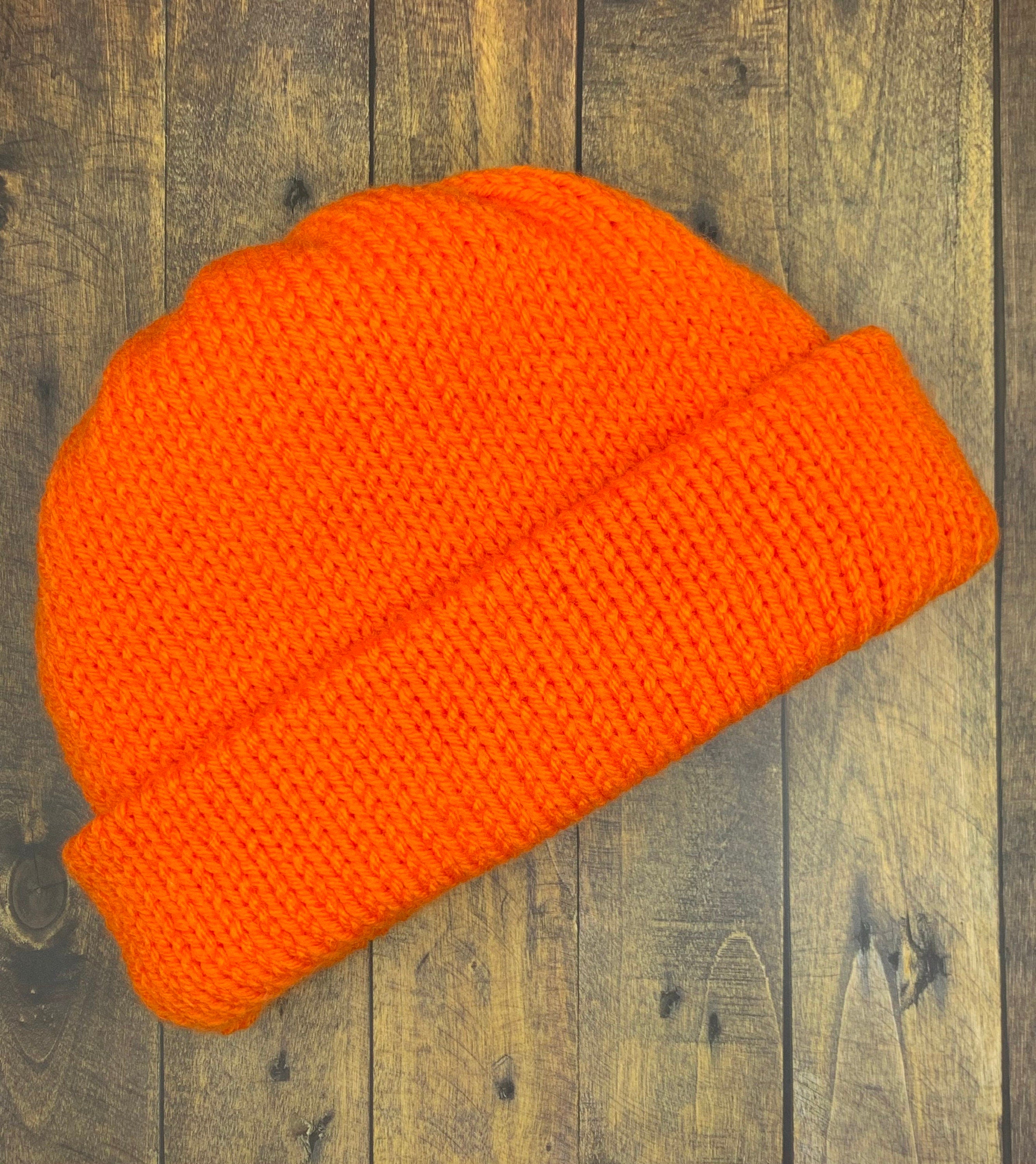 Hunter Orange Knit Hat