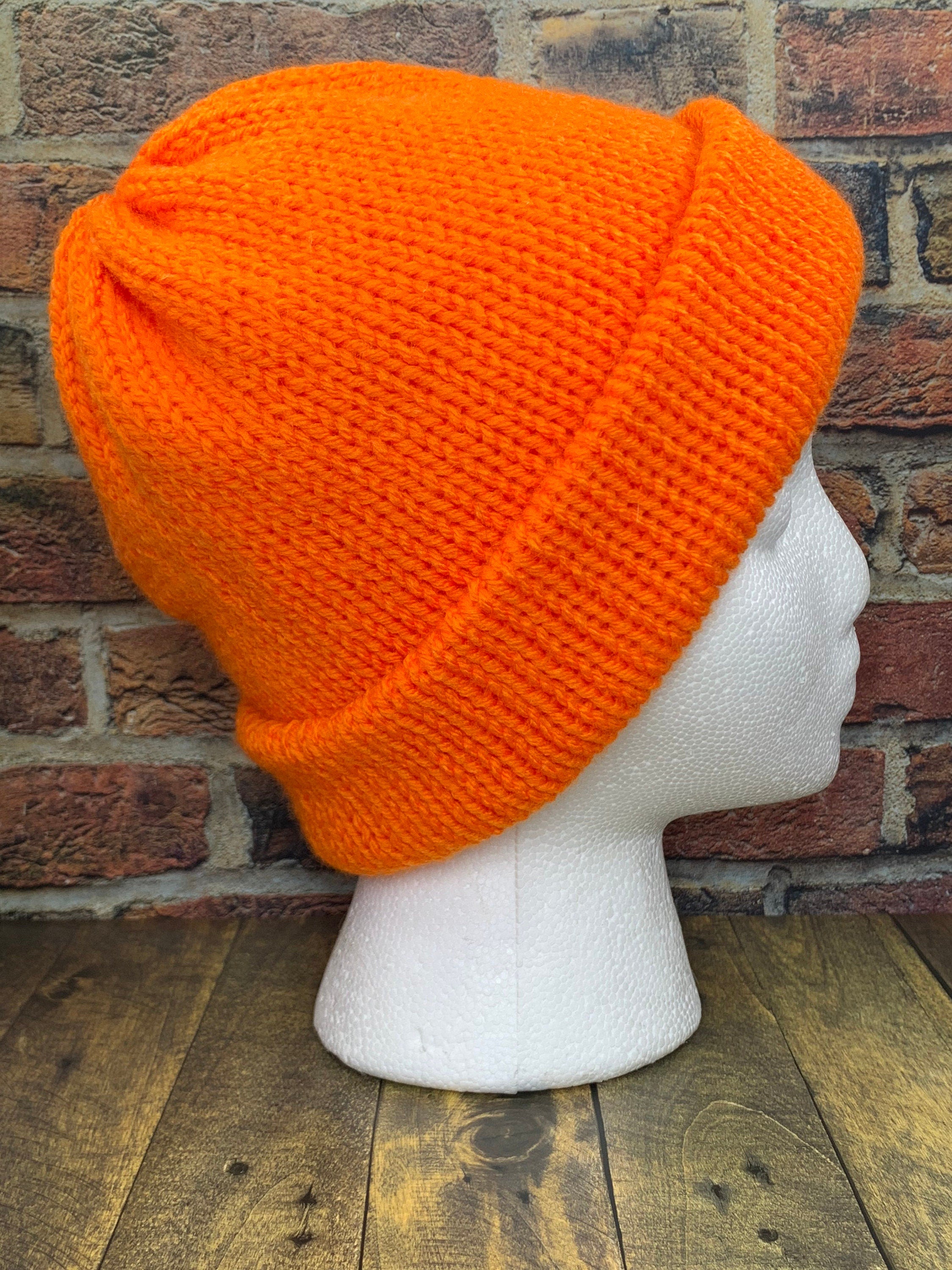 Hunter Orange Knit Hat