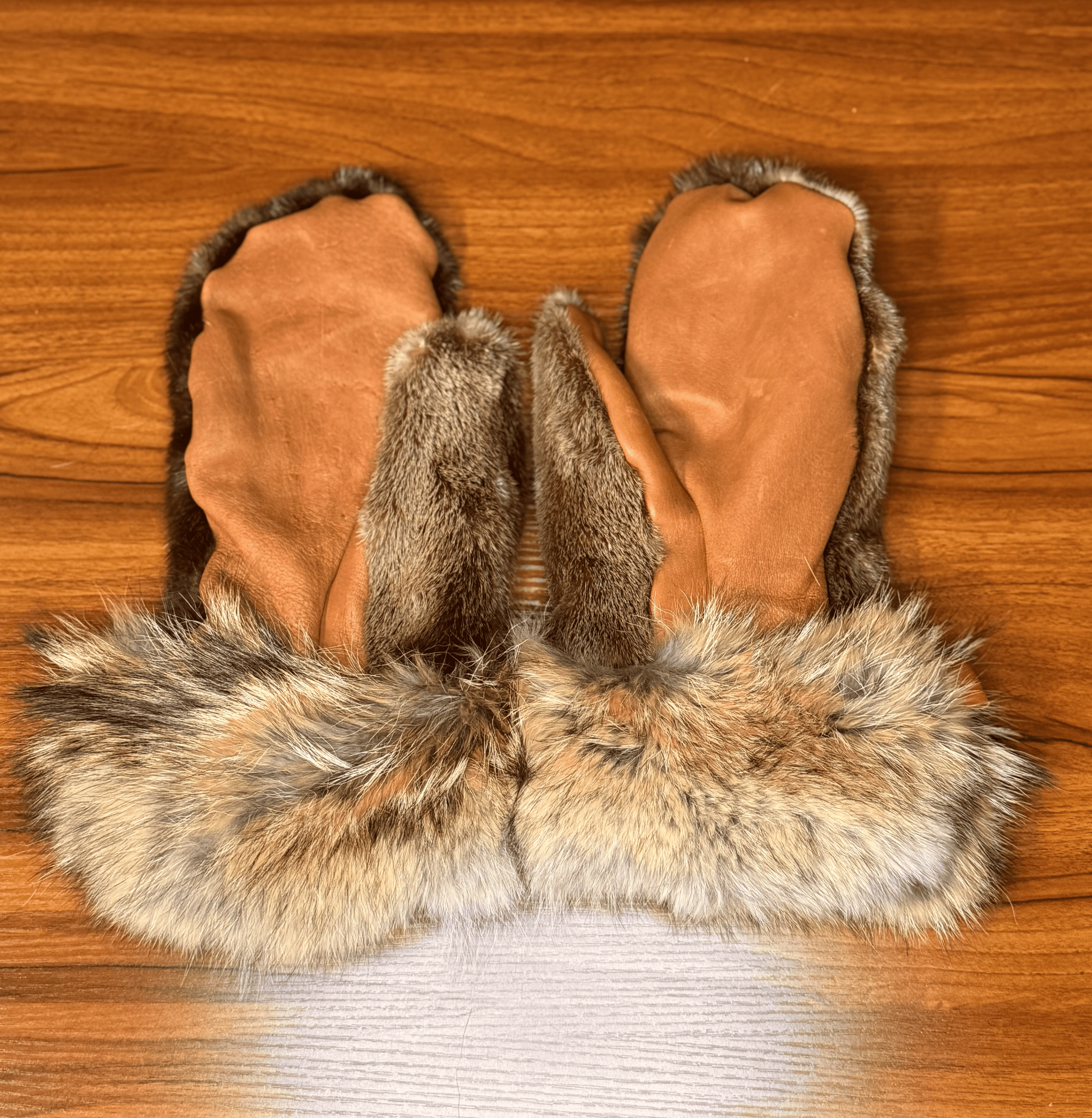 Otter and Coyote Mittens - M